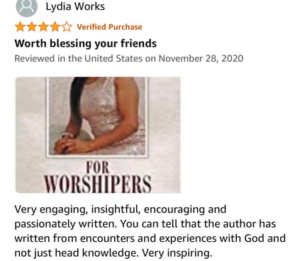 For Worshipers Only Book