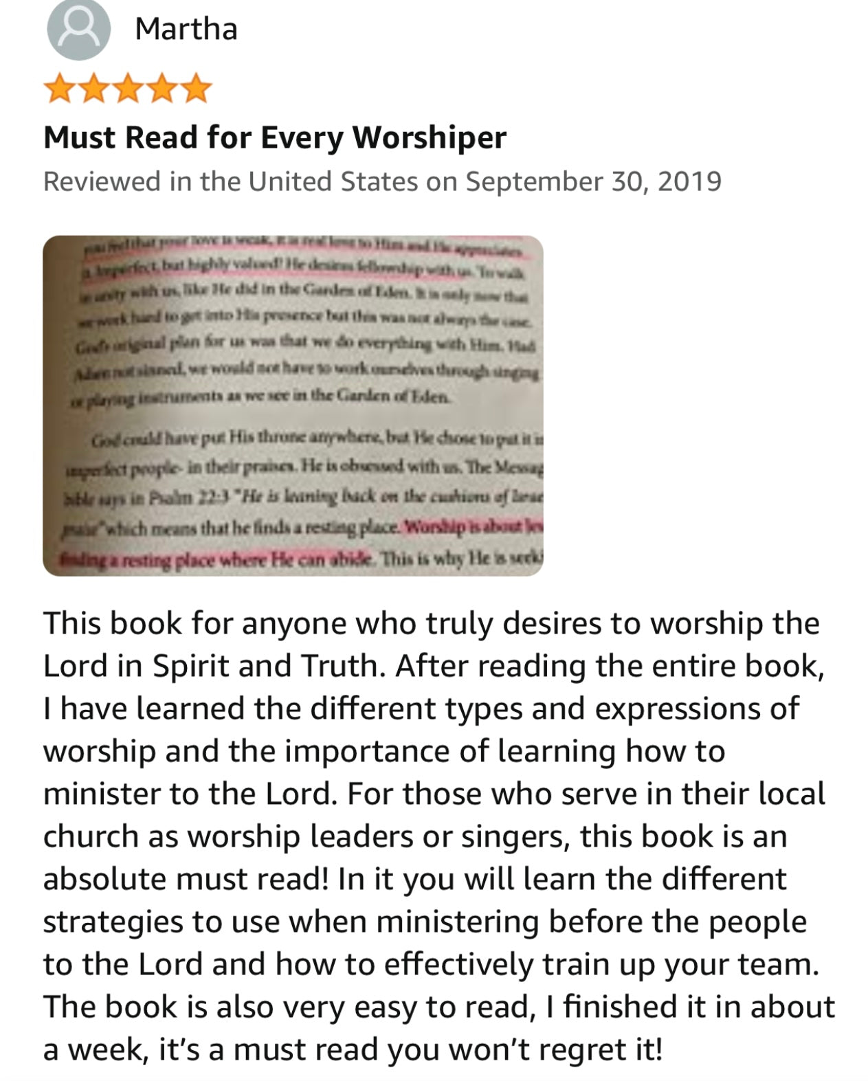 For Worshipers Only Book