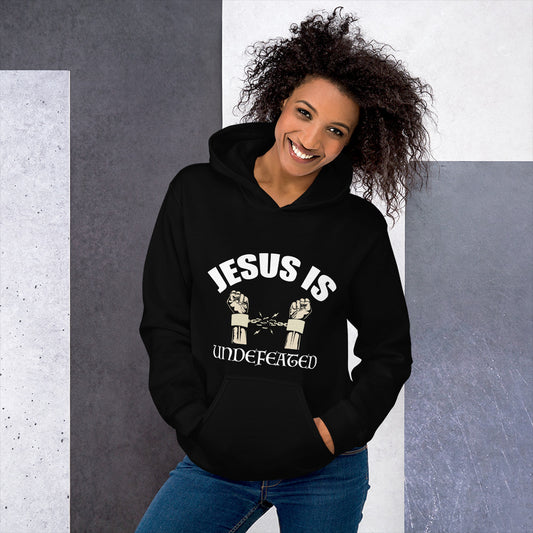 Unisex Jesus Is Undefeated Unisex Hoodie