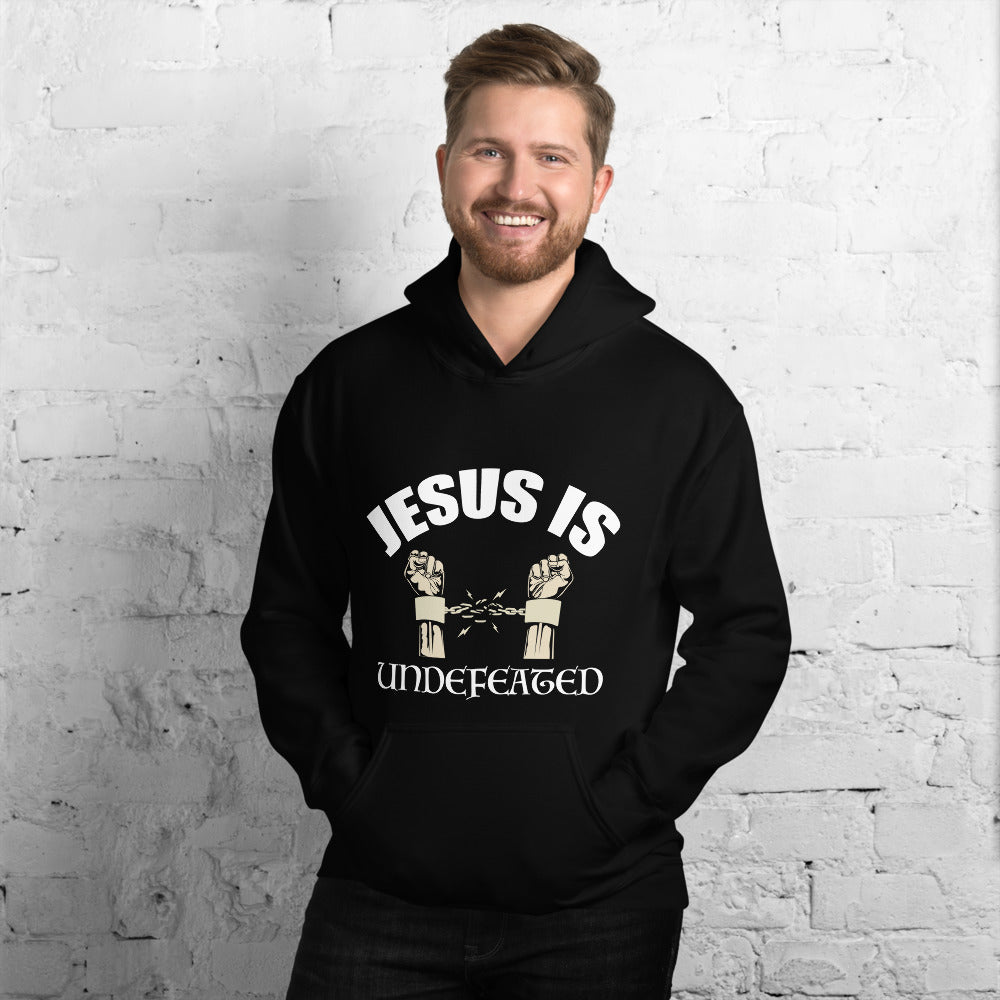 Unisex Jesus Is Undefeated Unisex Hoodie