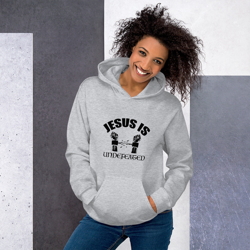 Jesus Is Undefeated Unisex Hoodie