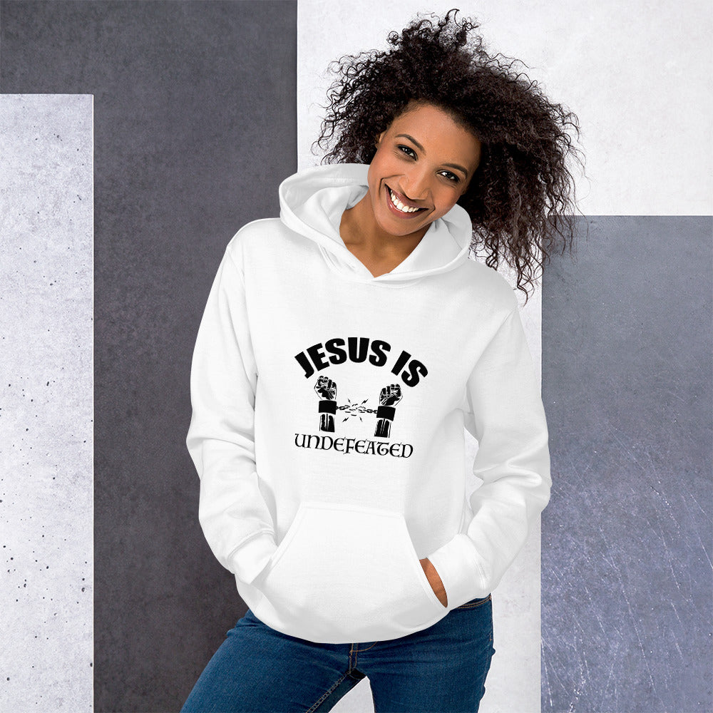 Jesus Is Undefeated Unisex Hoodie