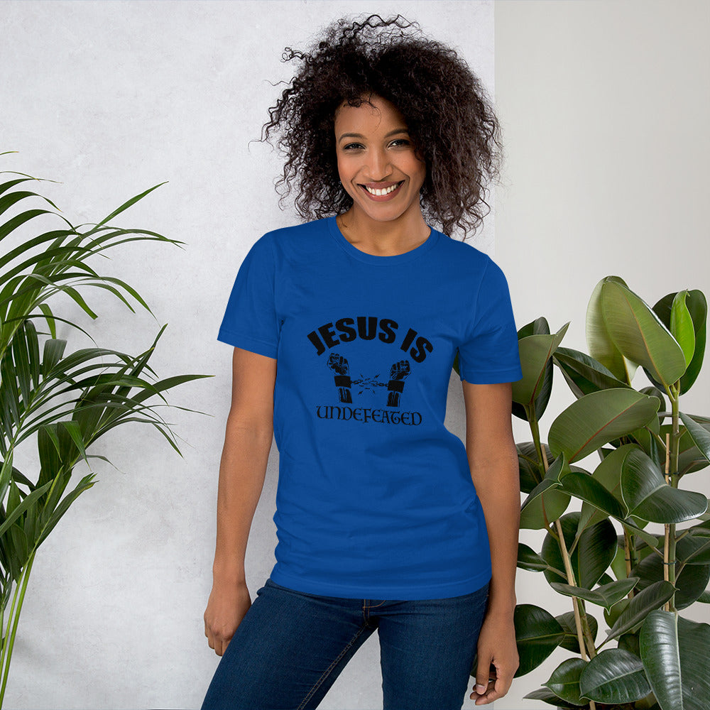 Jesus Is Undefeated Short-Sleeve Unisex T-Shirt