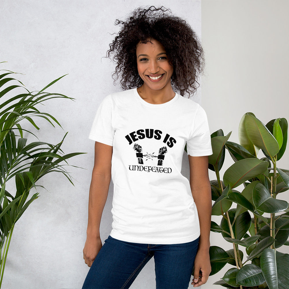 Jesus Is Undefeated Short-Sleeve Unisex T-Shirt