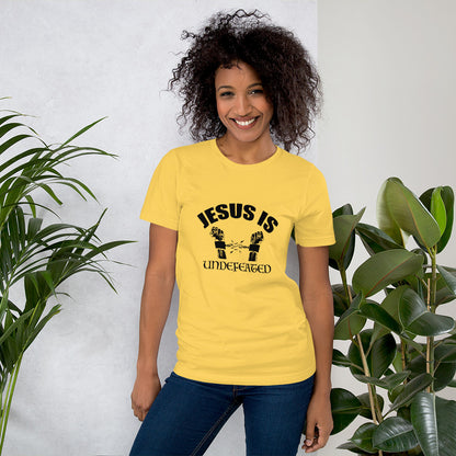 Jesus Is Undefeated Short-Sleeve Unisex T-Shirt